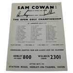 Arnold Palmer & Gary Player Signed 1960 Golf Illustrated Page - Bets JSA ALOA
