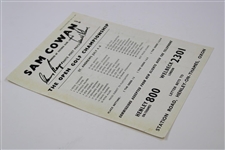 Arnold Palmer & Gary Player Signed 1960 Golf Illustrated Page - Bets JSA ALOA