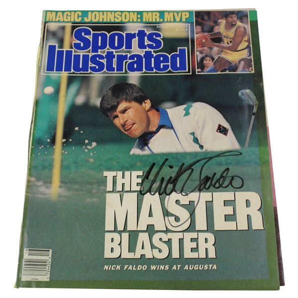 Nick Faldo Signed 1989 Sports Illustrated Magazine Cover JSA ALOA