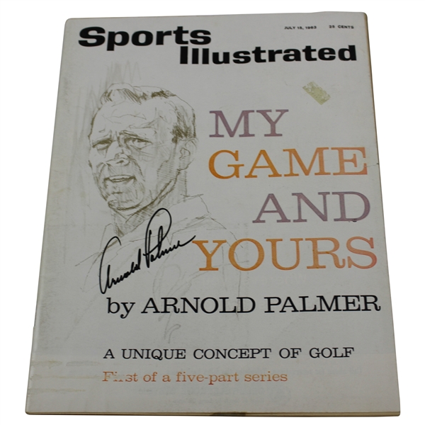 Arnold Palmer Signed 1963 Sports Illustrated JSA ALOA