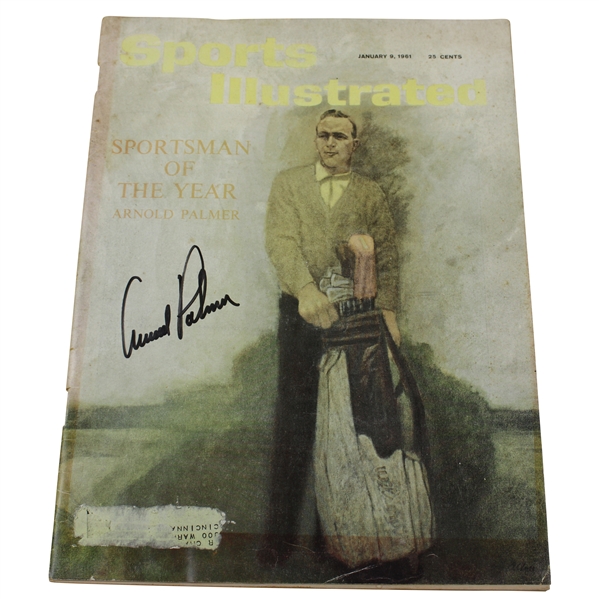 Arnold Palmer Signed 1961 Sports Illustrated JSA ALOA