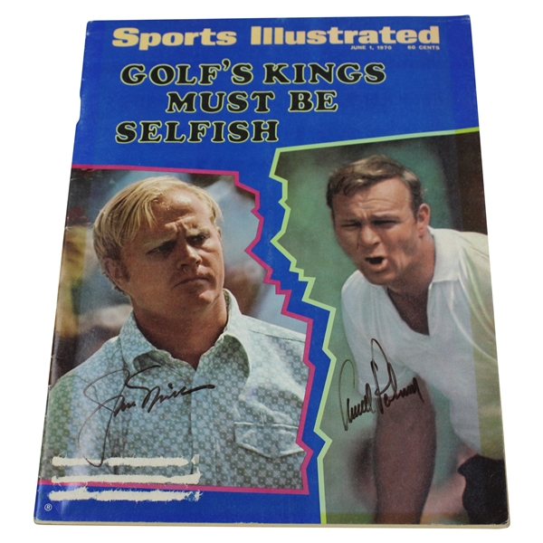 Arnold Palmer & Jack Nicklaus Signed Sports Illustrated JSA ALOA