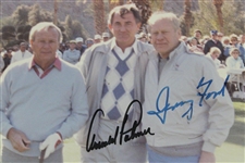 Arnold Palmer & President Gerald Ford Signed Photo JSA ALOA