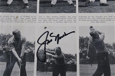 Jack Nicklaus Signed 1966 Magazine Page JSA ALOA