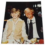 Jack Nicklaus Signed Ryder Cup Dinner Photo w/ Barbara JSA ALOA