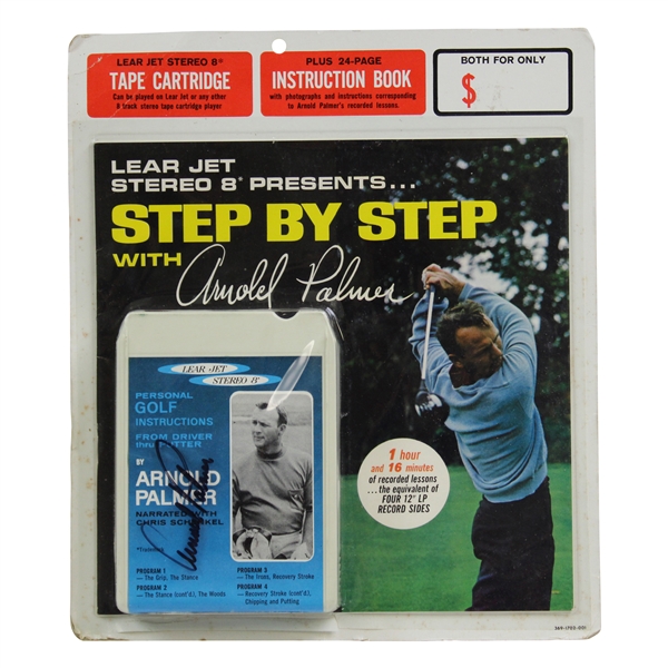 Arnold Palmer Signed Step By Step Golf With Arnold Palmer Audio Cassette JSA ALOA