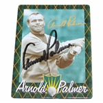 Arnold Palmer Signed Metallic Golf Card JSA ALOA
