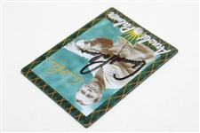 Arnold Palmer Signed Metallic Golf Card JSA ALOA