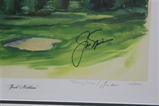 Jack Nicklaus Signed The Evening Star Framed Collage JSA ALOA
