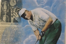 Jack Nicklaus Signed The Evening Star Framed Collage JSA ALOA