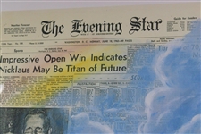 Jack Nicklaus Signed The Evening Star Framed Collage JSA ALOA