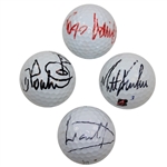 Hamilton, Kucher, Poulter & Donald Signed Personal Used Golf Balls JSA ALOA