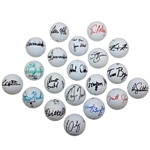 Louis Oosthuizen & 19 Tour Stars Signed Personal Used Golfs Ball JSA ALOA
