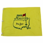 Billy Casper Signed 2008 Masters Embroidered Flag with 1970 JSA ALOA