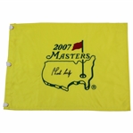 Charles Coody Signed 2007 Masters Embroidered Flag JSA ALOA