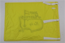 Charles Coody Signed 2007 Masters Embroidered Flag JSA ALOA