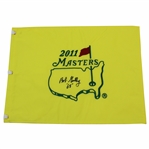 Bob Goalby Signed 2011 Masters Embroidered Flag with 68 JSA ALOA