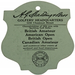 1924 US Amateur at Merion Golf Club Ticket #989 - Bobby Jones' First Amateur Win
