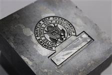 1960 USGA Women’s Amateur Golf Championship Robbins Co. Stamping Die (K)