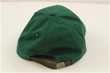 Arnold Palmer Signed Masters Tournament Official Green Caddy Hat JSA ALOA