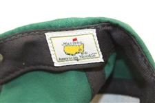 Arnold Palmer Signed Masters Tournament Official Green Caddy Hat JSA ALOA
