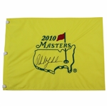 Phil Mickelson Signed 2010 Masters Embroidered Flag JSA ALOA