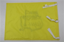 Phil Mickelson Signed 2010 Masters Embroidered Flag JSA ALOA