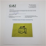 Phil Mickelson Signed 2010 Masters Embroidered Flag JSA ALOA