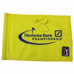 Adam Scott Signed 2003 Deutsche Bank Champ. 18th Hole Flown Champions Flag - 1st Pro Win!