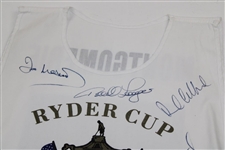 Colin Montgomerie's 1995 Ryder Cup at Oak Hill Team Europe Signed Caddy Bib JSA ALOA