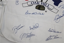 Colin Montgomerie's 1995 Ryder Cup at Oak Hill Team Europe Signed Caddy Bib JSA ALOA