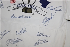 Colin Montgomerie's 1995 Ryder Cup at Oak Hill Team Europe Signed Caddy Bib JSA ALOA