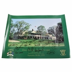 1999 Ryder Cup at Brookline Team Europe Signed Poster JSA ALOA