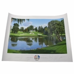 2004 Ryder Cup at Oakland Hills Team Europe Signed Ltd Ed Baxter A/P Poster JSA ALOA