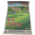 Rory McIlroy Signed 2011 US Open at Congressional CC Poster by Lee Wybranski JSA ALOA