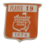 Bob Murphys 1976 Masters Tournament Official Contestant Badge #19