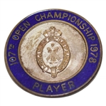 1978 The Open at St Andrews Contestant Badge - Jack Nicklaus Win
