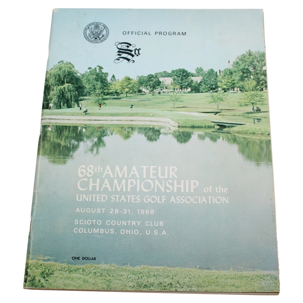 1968 US Amateur Championship at Scioto Country Club Program