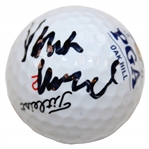 Viktor Hovland Signed 2023 PGA Championship at Oak Hill Logo Golf Ball JSA ALOA