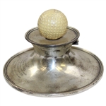 1931 Memento Trophy Sterling Inkwell Presented To George M. Jones Inverness