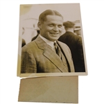 Bobby Jones 'Elated by Triumph' as Walker Cup Team Captain Herbert Photos, Inc. Photo