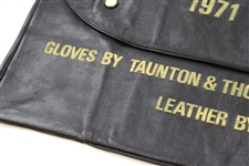 Peter Butler's 1971 Ryder Cup Team Gifted Leather Gloves Bag/Case by Pittard's