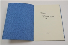 1959 History of Seattle Golf Club Book