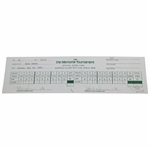 Hale Irwin Signed 1994 Memorial Tournament Final Round Scorecard