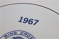 1967 Bing Crosby National Pro-Am at Spyglass Hill Plate w/Past Champs Listed - Nicklaus Winner