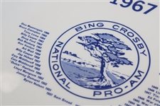 1967 Bing Crosby National Pro-Am at Spyglass Hill Plate w/Past Champs Listed - Nicklaus Winner