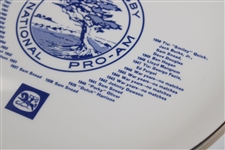 1967 Bing Crosby National Pro-Am at Spyglass Hill Plate w/Past Champs Listed - Nicklaus Winner