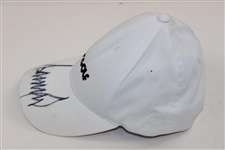President Donald Trump Signed White with Black LIV Golf Hat JSA ALOA
