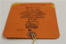 1957 Masters Tournament Sunday Practice Round Ticket #432 - Doug Ford Winner