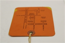 1957 Masters Tournament Sunday Practice Round Ticket #433 - Doug Ford Winner